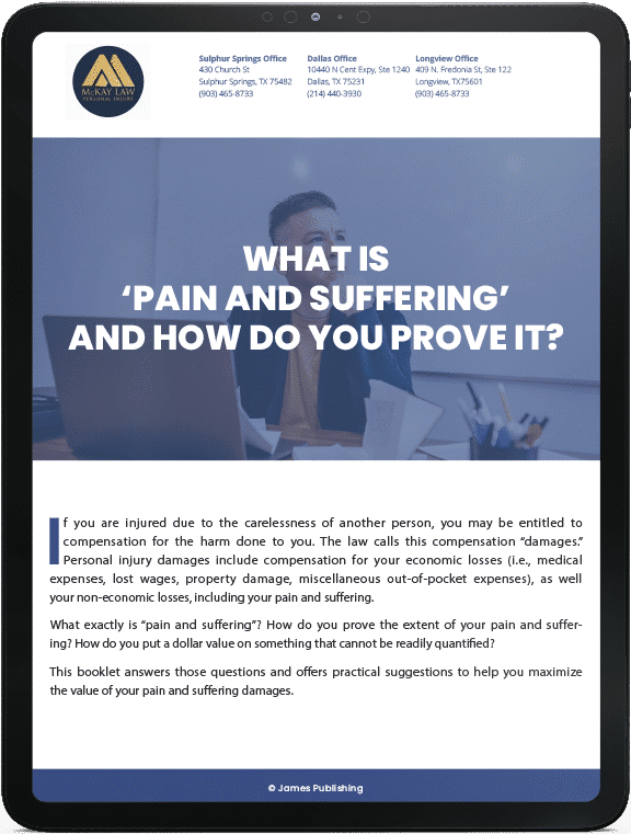 What Are Pain and Suffering and How Do You Prove It? | McKay Law eBook